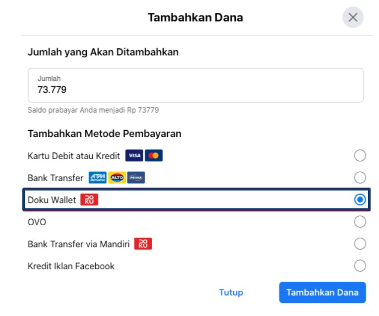 cara bayar iklan insta ads