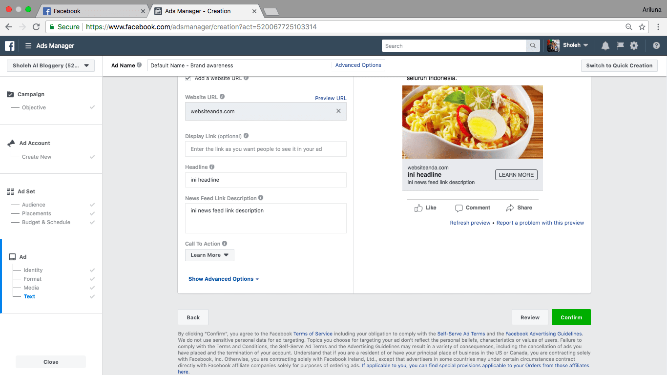 cara iklan di marketplace
