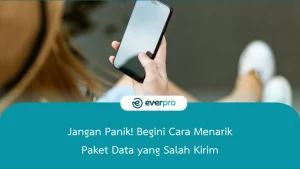 cara menarik paket data yang salah kirim