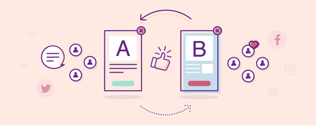 cara split test facebook ads