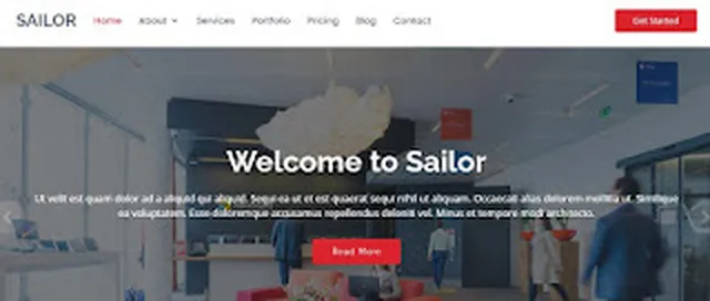 landing page