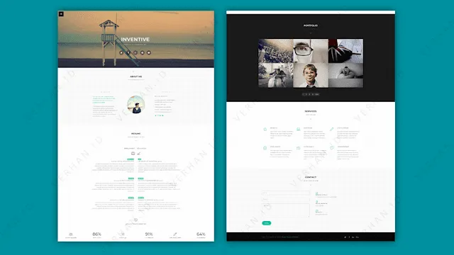 template landing page