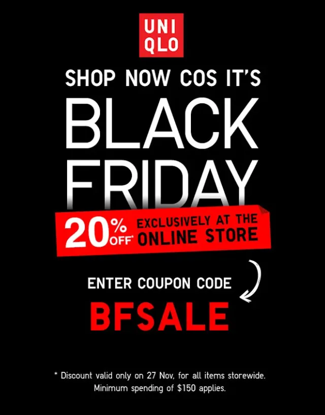 Black Fridaday Uniqlo