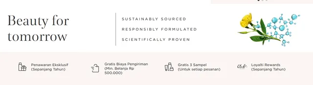 Fitur USP page Clarins