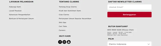 Contoh landing page skincare