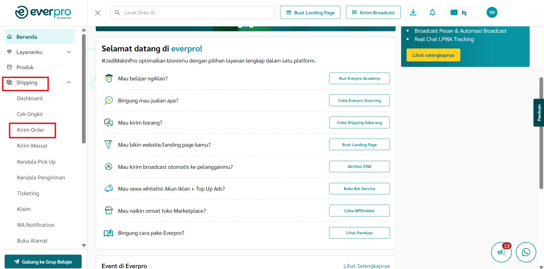 cara kirim barang lewat kargo pesawat
