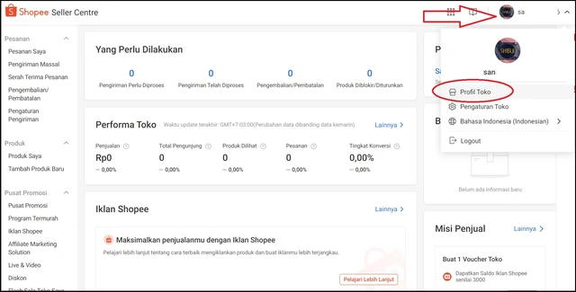 ukuran banner shopee