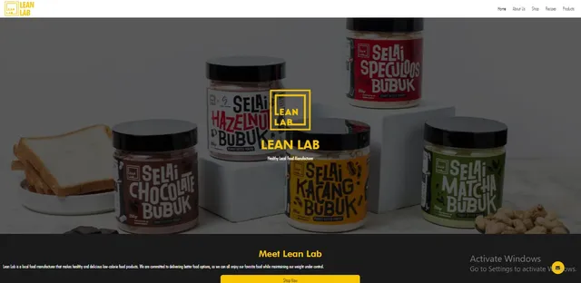 contoh landing page umkm