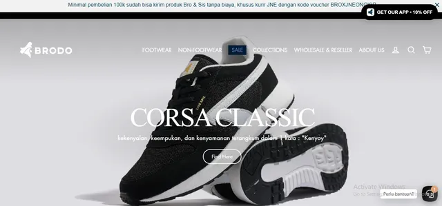 contoh landing page umkm 