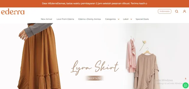 contoh landing page umkm