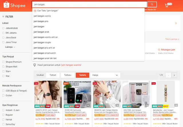 cara riset produk terlaris di shopee