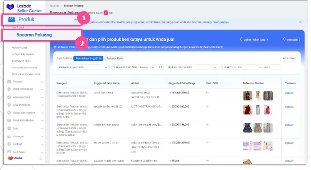 cara riset produk terlaris di lazada