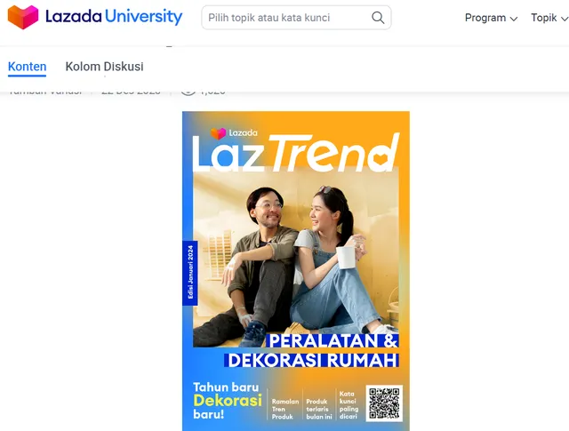 cara riset produk terlaris di lazada