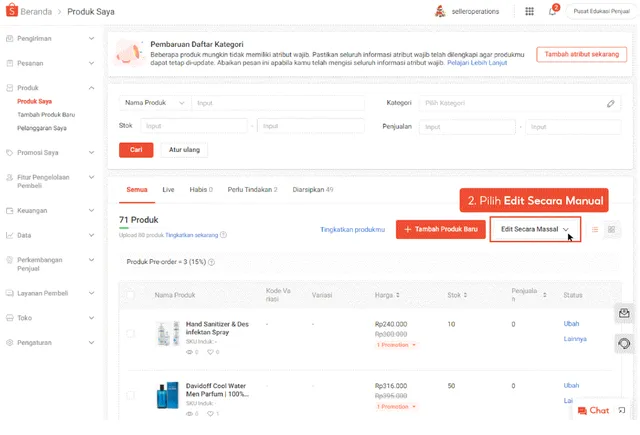 cara upload produk di shopee secara massal
