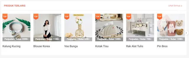 cara riset produk terlaris di shopee