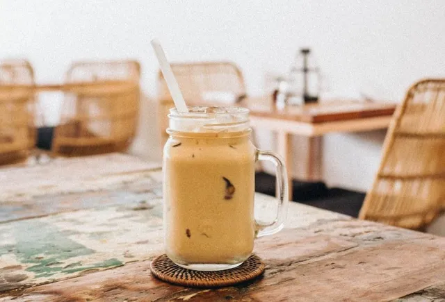 ice roasted milk tea