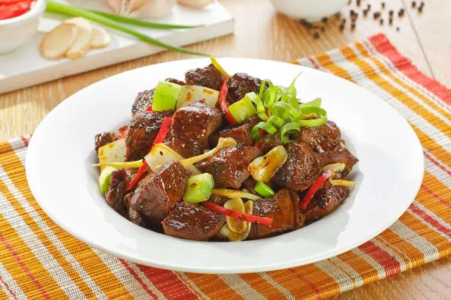 tumis daging kecap pedas