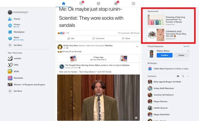 contoh iklan facebook ads