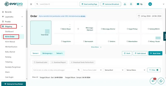 Cara Kirim Paket JNE COD