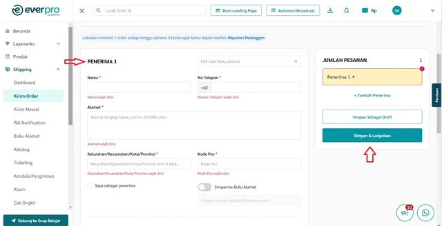 Cara Kirim Paket JNE COD