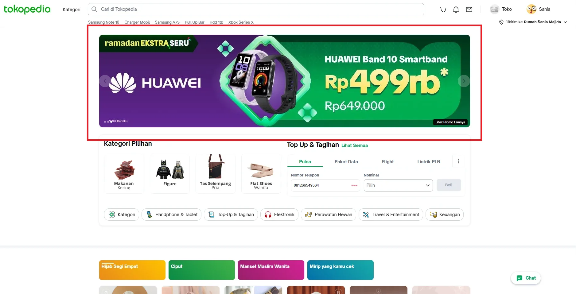 ukuran banner tokopedia