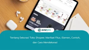dekorasi toko shopee